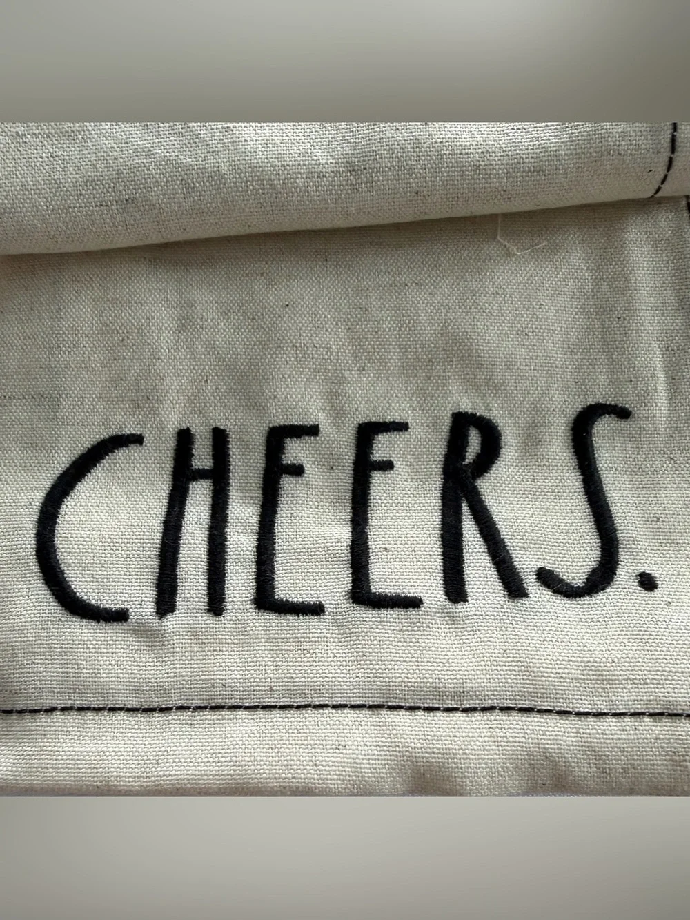 Rae Dunn Set of 4 Embroidered  Napkins